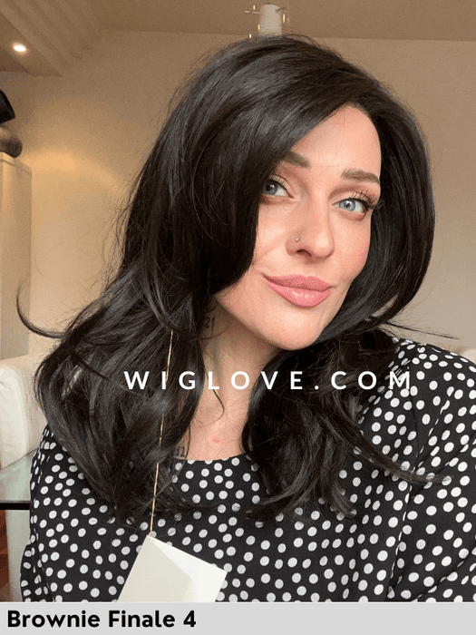 FIERY - attaccatura naturale, riga libera - Wig Love - Parrucca SinteticaCaramel Ribbon HD