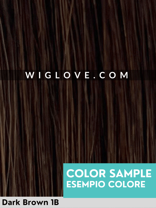 FINEST REMY TOPPER - Topper Capelli Naturali Remy - Wig Love - TopperDark Brown 1B