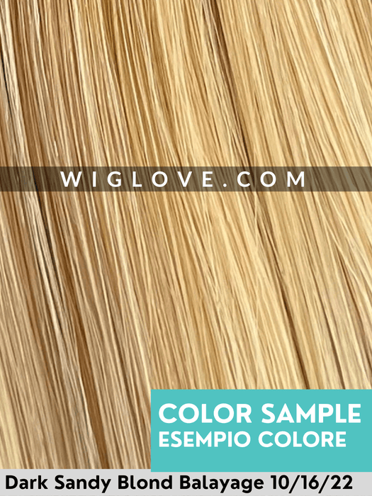 FINEST REMY TOPPER - Topper Capelli Naturali Remy - Wig Love - TopperDark Sandy Blond Balayage 10/16/22