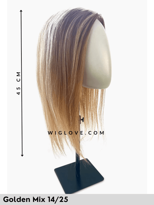 FINEST REMY TOPPER - Topper Capelli Naturali Remy - Wig Love - TopperGolden Mix 14/25
