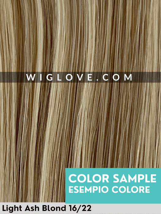 FINEST REMY TOPPER - Topper Capelli Naturali Remy - Wig Love - TopperLight Ash Blond 16/22