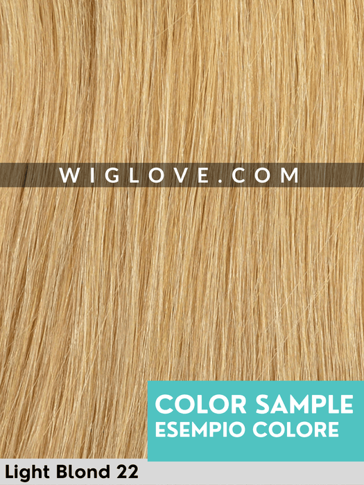 FINEST REMY TOPPER - Topper Capelli Naturali Remy - Wig Love - TopperLight Blond 22