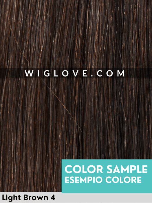 FINEST REMY TOPPER - Topper Capelli Naturali Remy - Wig Love - TopperLight Brown 4
