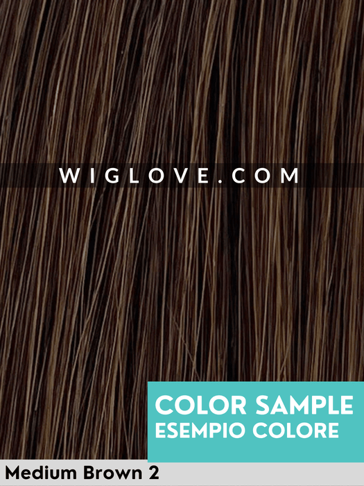 FINEST REMY TOPPER - Topper Capelli Naturali Remy - Wig Love - TopperMedium Brown 2