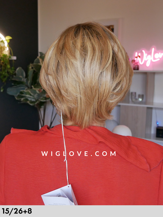 firenze hh human hair parrucca naturale remy gisela mayer corta e scalata lacefront riga libera retro aperto e fatto a macchina
