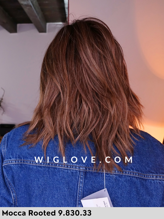FLOW MONO PART - riga sinistra, attaccatura naturale - Wig Love - Parrucca Sintetica