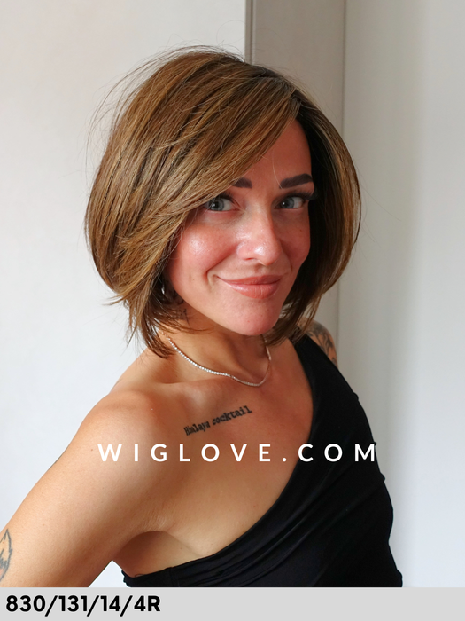garnet rokoko hair company parrucca dispositivo medico sintetica fatta a mano lace front riga libera monofilamento taglia M