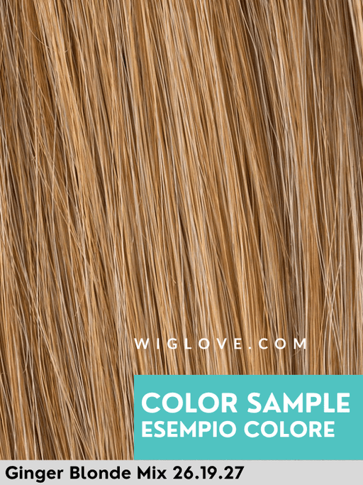 GIMLET - Fascia con Capelli - Fibra Sintetica - Wig Love - TopperGinger Blonde mix