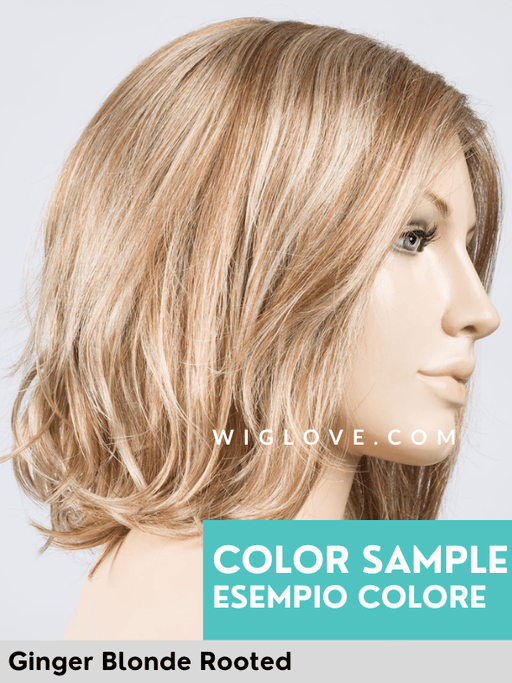 DESTINY MONO PART - riga sinistra, attaccatura naturale - Wig Love - Parrucca SinteticaGinger Blonde Rooted