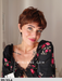 ginger lace gisela mayer parrucca corta  scalata sintetica fatta a macchina lacefront monofilamento al vortice parrucche chemioterapia dispositivo medico CE