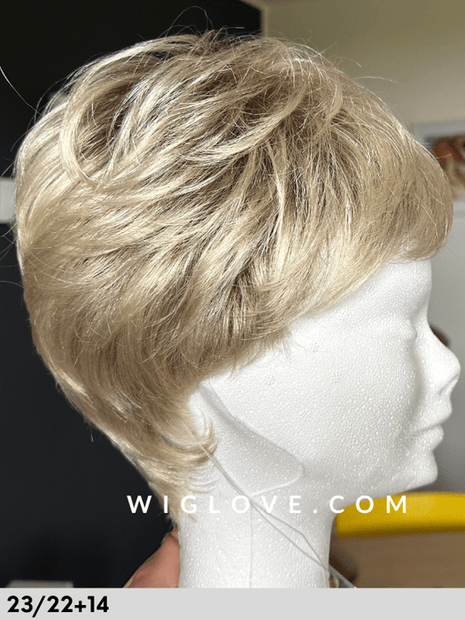 GINGER LACE - S/M/L - monofilamento vortice, attaccatura naturale - Wig Love - Parrucca SinteticaS