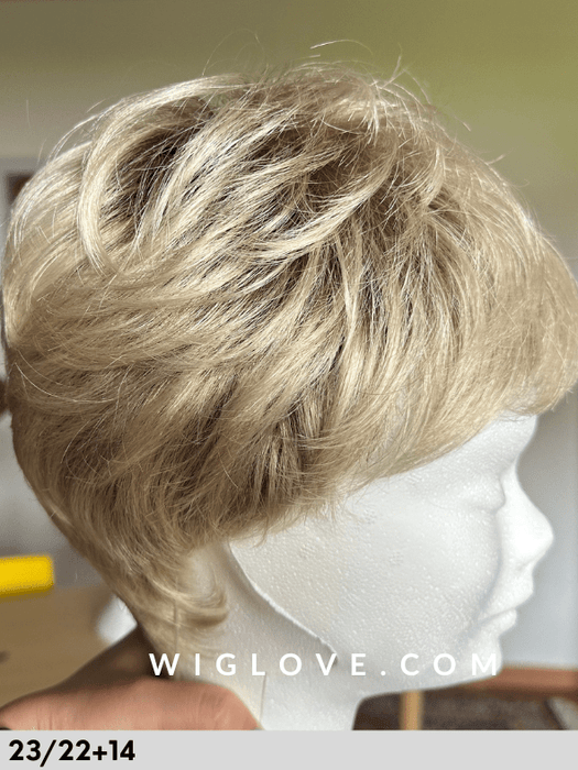 GINGER LACE - S/M/L - monofilamento vortice, attaccatura naturale - Wig Love - Parrucca SinteticaS