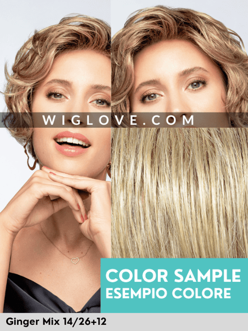 RIVA MONO LACE - Taglia S/M - riga libera, attaccatura naturale - Wig Love - Parrucca SinteticaS
