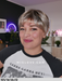 giovanna gisela mayer parrucca corta in fibra sintetica tradizionale piega liscia pixie cut fatta a macchina monofilamento al vortice