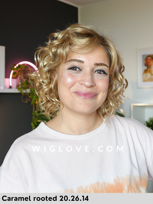 girl mono part ellen wille parrucca sintetica riccia taglia M e L 