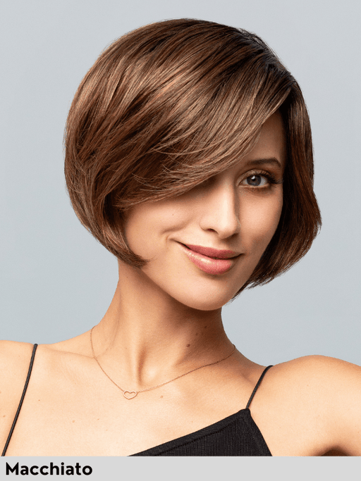 EVE MONO PART - attaccatura naturale, riga sinistra - Wig Love - Parrucca SinteticaMacchiato