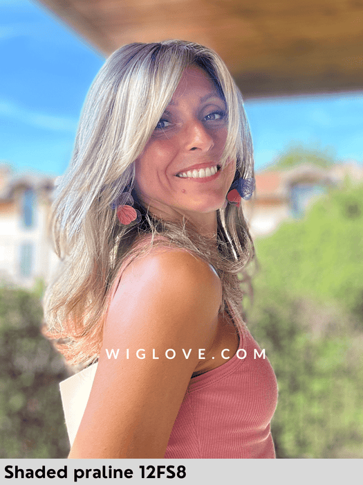 gisele jon renau parrucca lunga mossa in fibra isntetica riga lbera attaccatura naturale monofilamento lacefront 