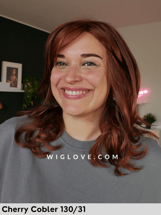 gisele jon renau parrucca lunga mossa in fibra isntetica riga lbera attaccatura naturale monofilamento lacefront 