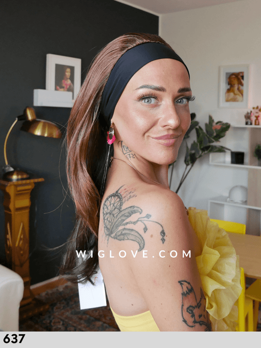 Fasce Antiscivolo Per Parrucche - 2 Pezzi In Velluto, Colore Nudo - Foto 3