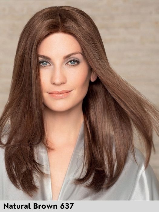 GLAMOUR HH SMALL - Capelli Naturali Remy - 100% fatta a mano - Wig Love - Parrucca Capelli VeriNatural Brown 637