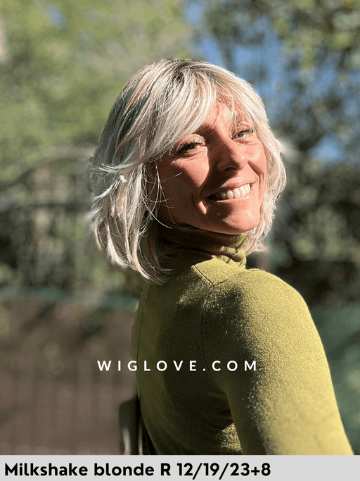 tribeca belle tressparrucca alle spalle con frangetta riga centrale lacefront attaccatura naturale fibra sintetica termoresistente piastrabile piega liscia 