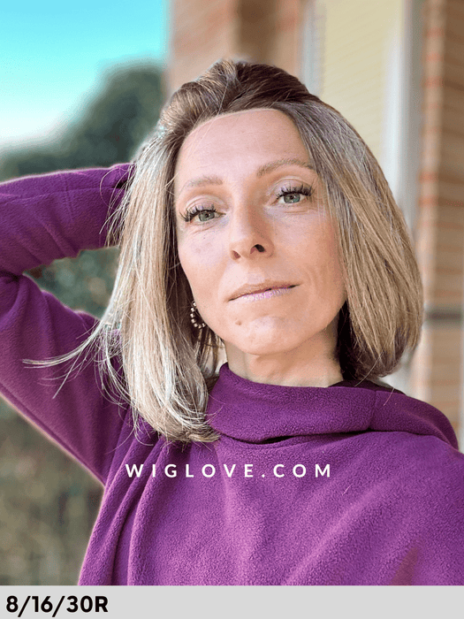 rokoko hai company parrucca liscia scalata caschetto taglia s-m lacefront riga sinistra fibra sintetica tradizionale