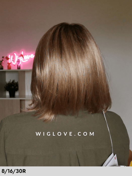 rokoko hai company parrucca liscia scalata caschetto taglia s-m lacefront riga sinistra fibra sintetica tradizionale