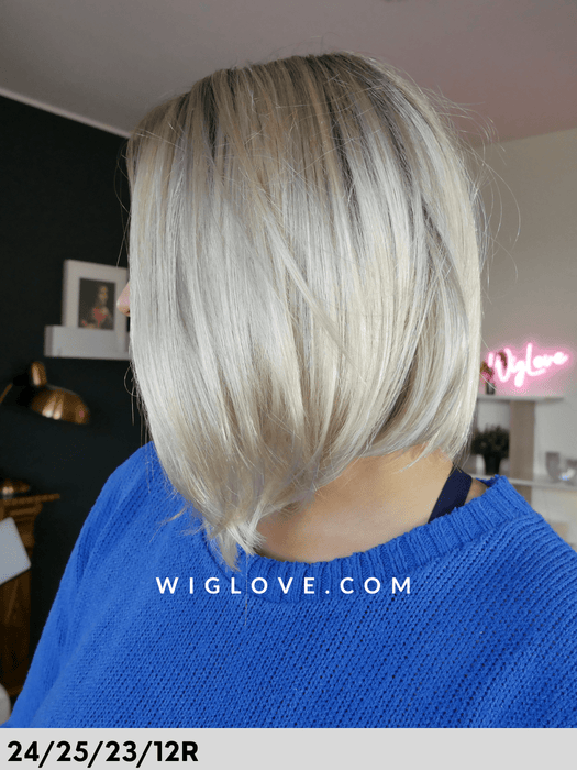 rokoko hai company parrucca liscia scalata caschetto taglia s-m lacefront riga sinistra fibra sintetica tradizionale