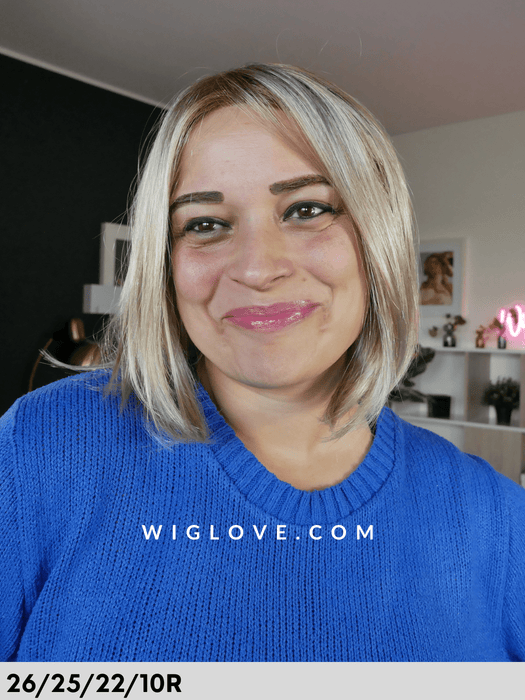 rokoko hai company parrucca liscia scalata caschetto taglia s-m lacefront riga sinistra fibra sintetica tradizionale