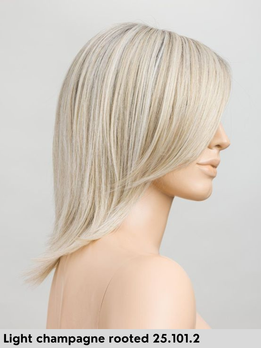 WHISPER COMFORT - attaccatura naturale, riga centrale, retro chiuso