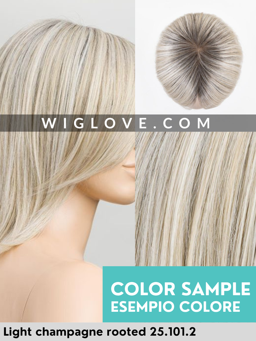 MIKADO MONO - Capelli naturali Remy - attaccatura naturale e riga libera