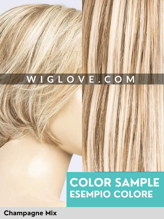 HARMONY SOFT - 100% fatta a mano, attaccatura naturale, riga libera - Wig Love - Parrucca SinteticaChampagne Mix