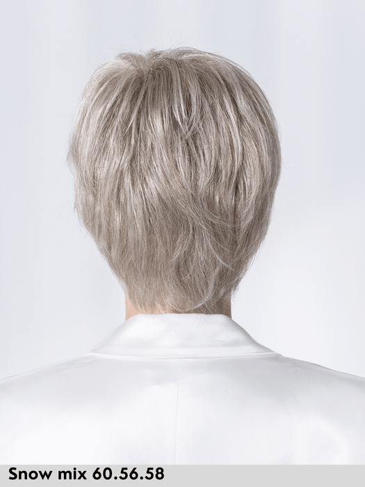 HARMONY SOFT - 100% fatta a mano, attaccatura naturale, riga libera - Wig Love - Parrucca SinteticaSnow Mix