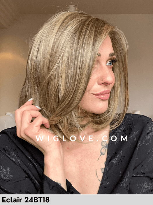 HAUTE - attaccatura naturale, riga sinistra - Wig Love - Parrucca SinteticaÉclair HD