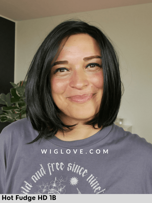 haute jon renau parrucca alle spalle in fibra sintetica termoresistente riga sinistra lacefront 