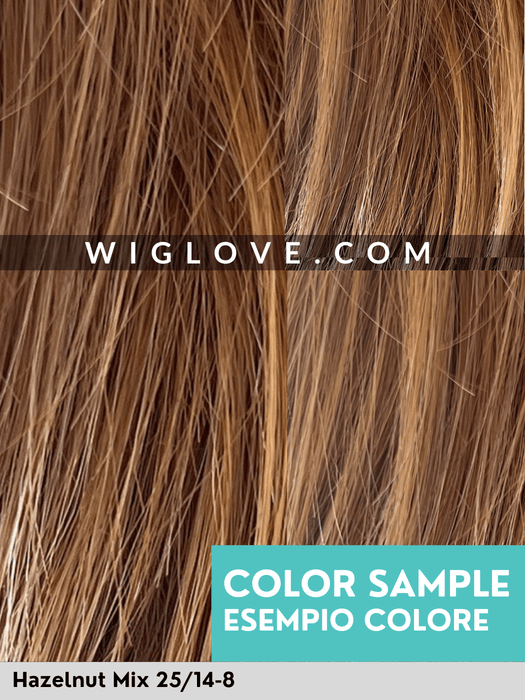 MAGIC HIP - riga sinistra, piccolo lacefront - Wig Love - Parrucca SinteticaHazelnut Mix 25/14 - 8