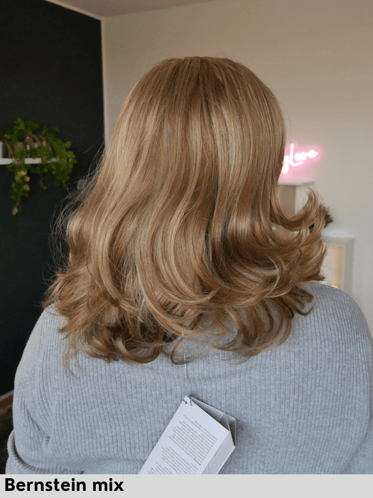 HH REMY AGE - Capelli Naturali Remy - riga libera, attaccatura naturale, retro chiuso - Wig Love - Parrucca Capelli VeriMedium Brown