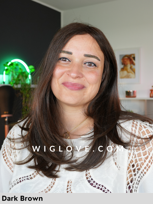 hh remy arrow parrucca capello naturale gisela mayer remy lunga scalata lacefront riga libera dispositivo medico ce