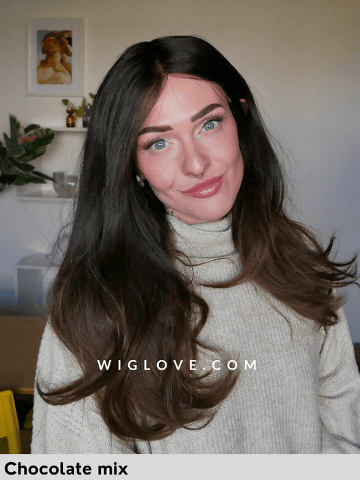 hh remy beso parrucca capello naturale remy gisela mayer dispositivo medico CE parrucca lunga folta fatta a mano lacefront iperesteso riga libera antiscivolo 