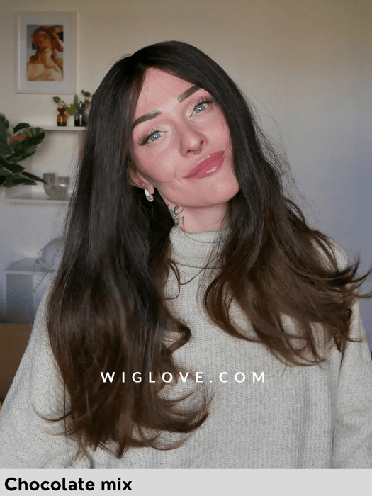 hh remy beso parrucca capello naturale remy gisela mayer dispositivo medico CE parrucca lunga folta fatta a mano lacefront iperesteso riga libera antiscivolo 