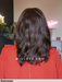 hh remy emma gisela mayer parrucca capello naturale remy mossa alle spalle frangetta lacefront riga centrale retro aperto e fatto a macchina
