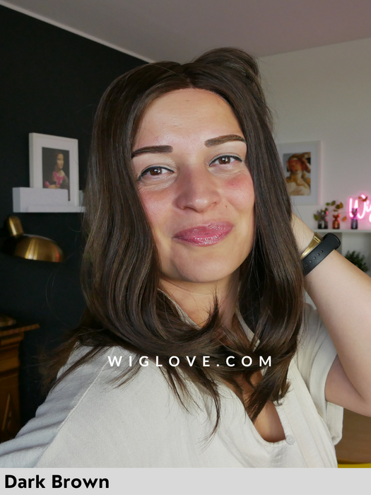 HH REMY GO - Remy Human Hair - 100% hand-tied, double mono, lace front, polyurethane