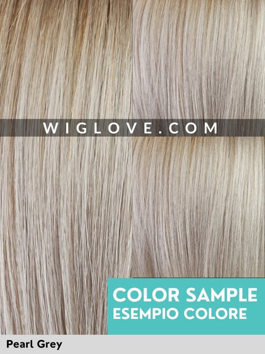 HI JILL - attaccatura naturale, riga sinistra - Wig Love - Parrucca SinteticaPearl Grey 61A