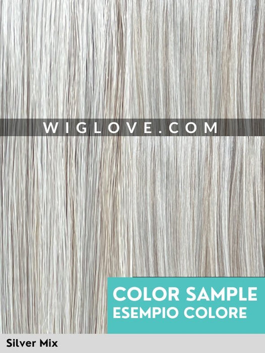 HI JILL - attaccatura naturale, riga sinistra - Wig Love - Parrucca SinteticaSilver Mix