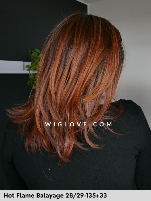 HI JILL LARGE - piccolo lace front, riga sinistra - Wig Love - Parrucca SinteticaSandy Blond Balayage