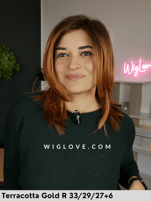 hi jill large gisela mayer parrucca sintetica piasreabile piga liscia taglio scalato piccolo lacefront riga sinistra retro aperto e fatto a macchina tg L