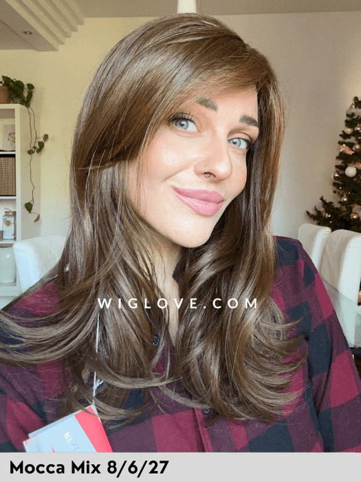 HI PAULINE - Taglie S, M ed L - piccolo lace front, riga sinistra - Wig Love - Parrucca SinteticaM