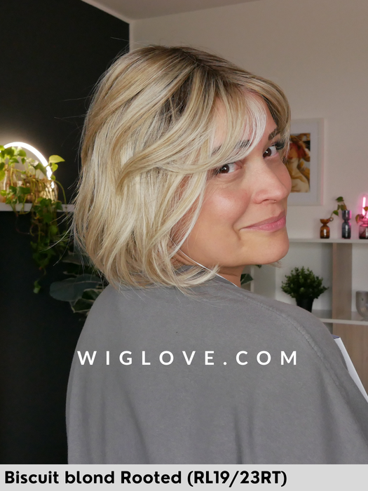 hi sun call gisela mayer parrucca caschetto liscio frangetta lace front riga centrale collezione sun fibra termoresistente