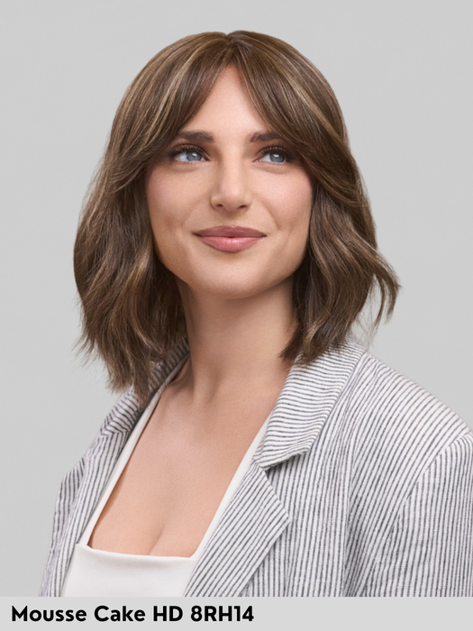 HOLLIE PETITE - Taglia S - 100% fatta a mano, attaccatura naturale, riga libera