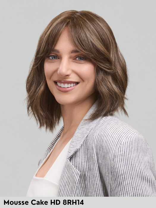 HOLLIE PETITE - Taglia S - 100% fatta a mano, attaccatura naturale, riga libera